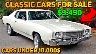 20 Fantastic Classic Cars Under 15000 Available on Craigslist Marketplace Must Bargain Cars [upl. by Duomham]