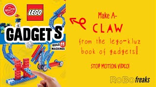 Build a Lego CLAW Gadgetfrom Klutzs lego gadget bookRoBo freaks [upl. by Eyar]