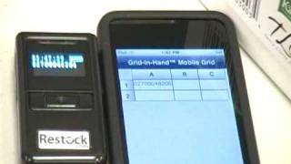 iPhone barcode scanning with bluetooth scanner [upl. by Aramoj]