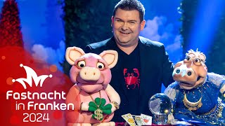 Sebastian Reich PigNic und Amanda Deutschrap  Fastnacht in Franken 2024  BR Kabarett amp Comedy [upl. by Storer115]