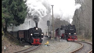 Fotozug im Selketal mit 99 5906 27012018 [upl. by Erich74]