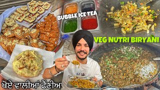 Amritsar’s BEST NUTRI BIRYANI 😍 DESI BARFI KHOYA  BUBBE ICET STREET FOOD [upl. by Neeroc299]