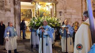 Evviva MariaMosè Banda di Bitritto 6324 Bitritto Rientro Processione S Maria di Costantinopoli [upl. by Einahpts]