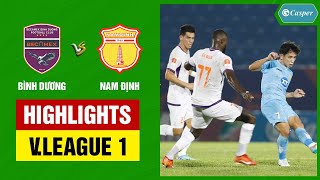 Highlights Bình Dương  Thép Xanh Nam Định  Hiệp 2 bùng nổ rượt đuổi gay cấn sẩy chân đáng tiếc [upl. by Ellenrad]