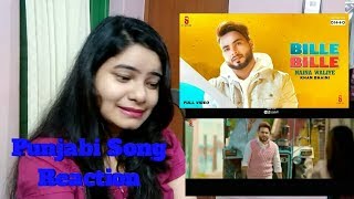 Bille Bille Naina Waliye  Khan Bhaini  Reaction  Punjabi Songs 2019  React Like Diva [upl. by Coward969]