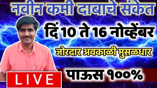 Panjabrao Dakh Live  पंजाबराव डख लाईव्ह  havaman andajToday [upl. by Jarek]