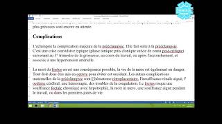 Soins En Gyneco Obstetrique Cours S4 Episode 06 la Toxémie Gravidique [upl. by Hugh]