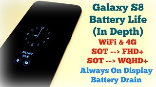 Galaxy S8  Battery Life In Depth [upl. by Leuas]