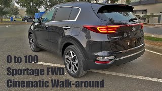 Kia Sportage FWD 2021  Panthera Metal Color  WalkAround  0 to 100 RUN [upl. by Niemad431]