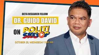 POLITISKOOP with OCTA Research fellow Dr Guido David  October 25 2023 [upl. by Nytsirhc]