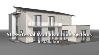 Installation of StoTherm external facade insulation on masonry [upl. by Mar648]