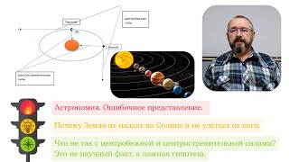 Астрономия Почему Земля не падает на Солнце и не улетает от него [upl. by Inalaeham724]