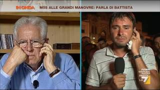 Di Battista vs Monti Ha fatto gli interessi della BCE Monti Falso non sa nulla vada in Grecia [upl. by Rettuc]