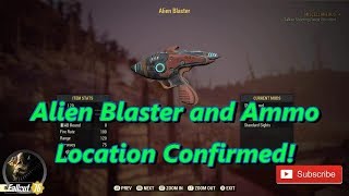 Fallout 76  Alien Blaster and Ammo Location walkthrough [upl. by Sunev]