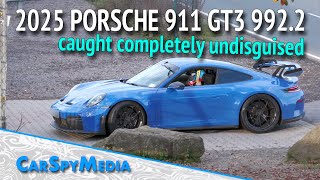 2025 Porsche 911 GT3 Facelift 9922 Production Ready And Undisguised Caught Nürburgring Testing [upl. by Leikeze]