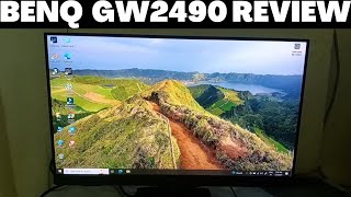 Benq 2490 review in hindi  benq gw2490 moniter review  benq moniter gw2490 [upl. by Naima]