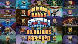 All Villains of Skylanders Trap Team Captured [upl. by Hudis386]