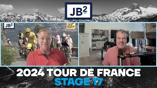 Battle for 2nd or 3rd  Tour De France 2024 Stage 17  JB2 [upl. by Anekam]