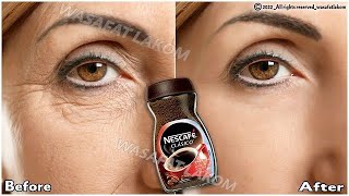 Coffee and yogurt more powerful than Botox Natural collagen to remove wrinkles coffee face pack [upl. by Olympie]