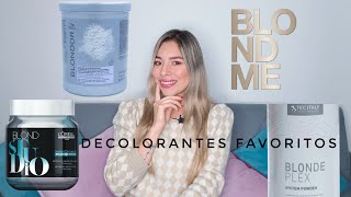 DECOLORANTES FAVORITOS  Madmoon peluquería [upl. by Leirbag]