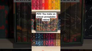 Rebinding the Harry Potter series into a single book harrypotter rebinding thatsmybookshelf [upl. by Cioffred771]