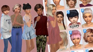 Sims 4 Kids hairs😄💙 [upl. by Otaner89]