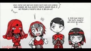 Miraculous Ladybug  Comic Beijo Inesperado PTBR [upl. by Ayifas567]