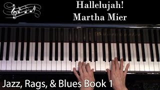 Hallelujah Martha Mier Elementary Piano Solo [upl. by Court]