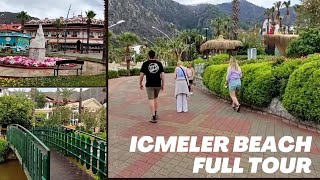 FULL TOUR OF EXCITING ICMELER MARMARIS TURKEY [upl. by Noiek]