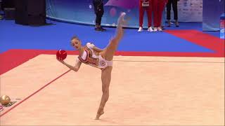 Boryana Kaleyn BUL  Ball AA  37th European Championships 2021  27400 [upl. by Neicul94]