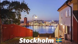 Stockholm 4K Södermalm🇸🇪Walking Tour 4K Travel Sweden [upl. by Enilra]