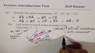 Vector Introduction Unit Test 6 MCV4U Vectors Representation and Algebraic Operations [upl. by Frierson]