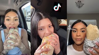 CHIPOTLE BURRITO 🌯 MUKBANG ASMR  TIKTOK MUKBANG  TIKTOK FOOD  EATING SOUNDS  LUNA ASMR [upl. by Sigler681]