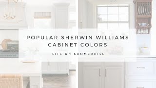 POPULAR SHERWIN WILLIAMS GREY CABINET COLORS [upl. by Berke]