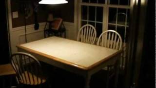 Poltergeist Caught on Tape Moving Kitchen Chairs [upl. by Botnick631]