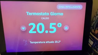 Termostato iot wifi vimar 02912 [upl. by Pasadis]