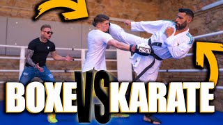 BOXE VS KARATE  Francesco Faraoni vs Luigi Busà 🥋🥊 [upl. by Bobine41]