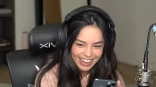 Valkyrae Reacts to NADESHOTS PROPOSAL [upl. by Vitus]