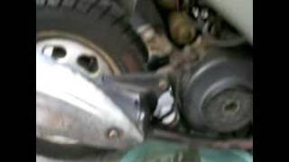 50cc GY6 engine Oil change 101 part 7 [upl. by Allecsirp]