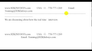 Software QA Testing Interview questions Manual Testing Interview questions Part 1 from H2Kinfosys [upl. by Ecreip]