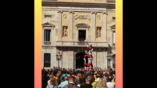 Castellers Tarragona FALLS DOWN [upl. by Elwina]