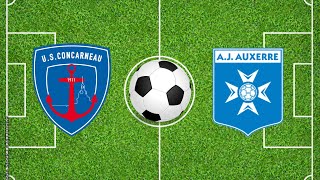 Concarneau vs Auxerre Résumé et Buts  Ligue 2 202324 [upl. by Aztinay722]