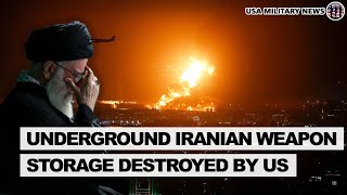 Iranian Backed Houthis Weapon Storage Destroyed By US B2 Bombers  Israel Iran News [upl. by Ellenod]