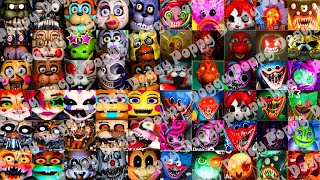 All FNAF Jumpscares in 15 Minutes 20142024  FNAF 1 2 3 4 SL 6 UCN Poppy Playtime Gmod [upl. by Fabian691]