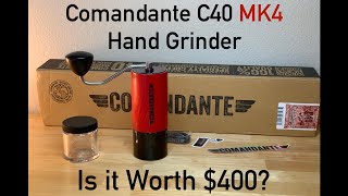 Comandante C40 MK4  Red Sonja Full Unboxing and Walk Through  The Best Hand Grinder on the Planet [upl. by Hairas]