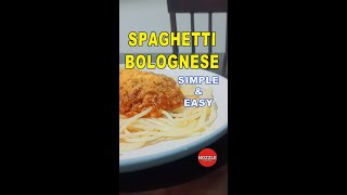 Simple Spaghetti Bolognese Recipe [upl. by Rahel557]