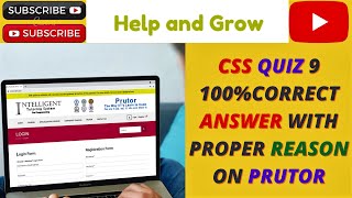 CSS QUIZ 9  PRUTOR  AKTU STUDENTS  NO UFM [upl. by Farand573]