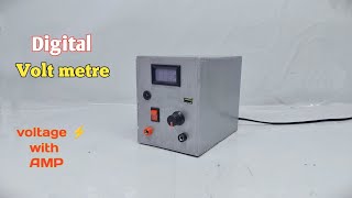 Digital Volt Metre Making🔥🔥 multimeter makingdisplay voltmeter connection kaise kare multimeter [upl. by Cirred398]