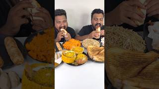 STREET SHAWARMA EATING CHALLENGE😱BROTHER Vs BROTHER😍🔥 shorts foodie eating [upl. by Marsden]