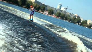 Massimiliano Piffaretti on Europe amp Africa Wakeboard Championships 2012 in Ukraine [upl. by Claman]